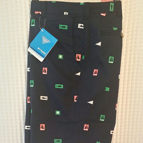 Columbia PFG Other - Columbia PFG Flat Front Shorts